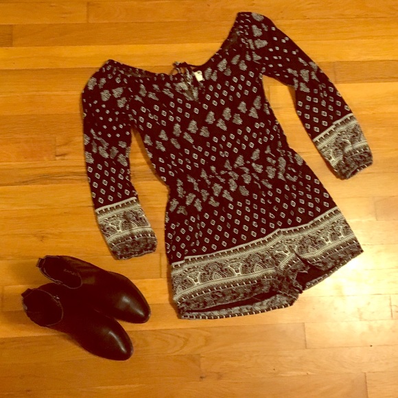 Printed Romper