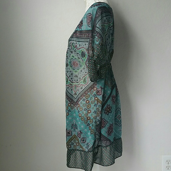 Bohemian Cute Flowy Dress - Picture 2 of 3