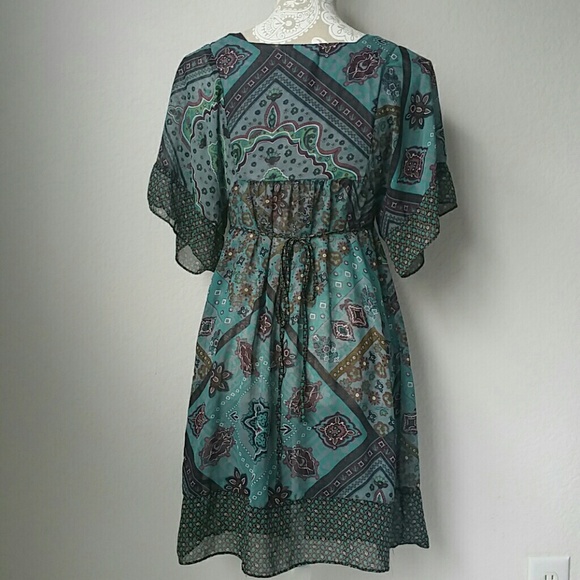Bohemian Cute Flowy Dress - Picture 3 of 3