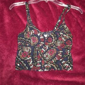 🌺 floral crop top