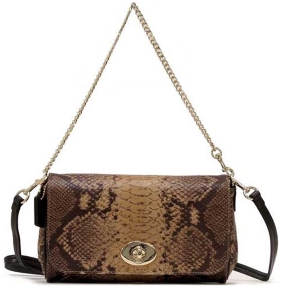 Coach Snake Mini Ruby Crossbody Shoulder Handbag