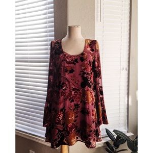 Velvet Burnout Dress