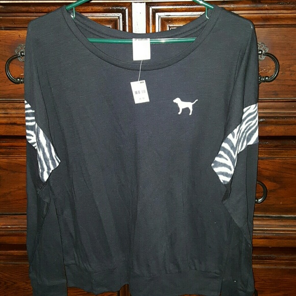 **SOLD**Victoria's secret black zebra long