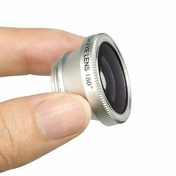Silver 3 in1 Fish Eye + Wide Angle iPhone - Picture 2 of 2