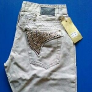 All White Robin Jeans
