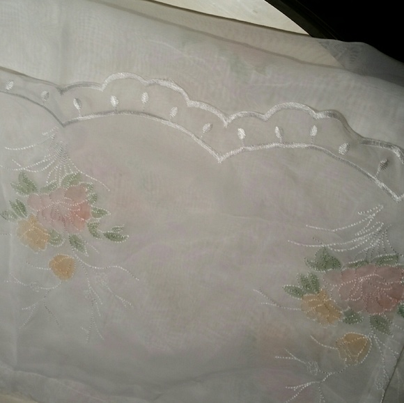 4 Beautiful White Sheer Curtains