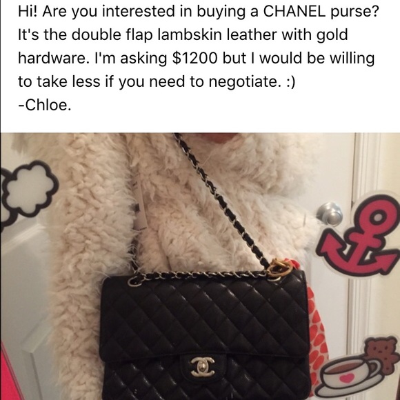 SCAMMER- Chanel classic flap; Chloe benson - Picture 2 of 4