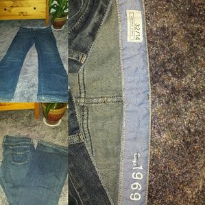 Gap dark wash flared jeans