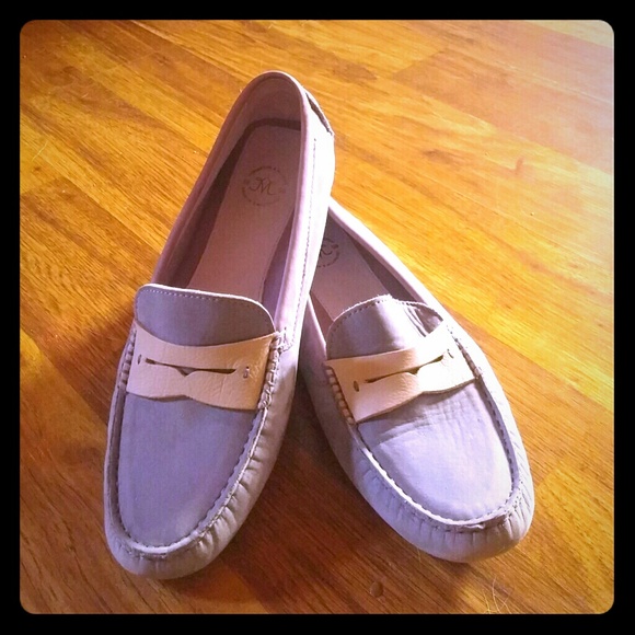 Johnston & Murphy Iris and Lilac penny driver