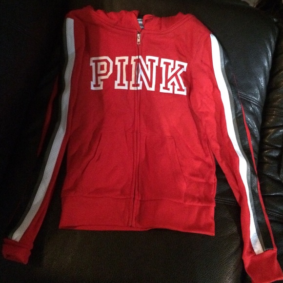 Red victoria secret pink jacket Clearance