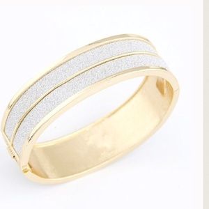 Gold plated bangle