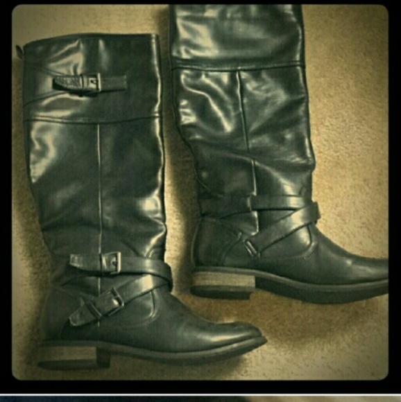 Just fab Black riding boots