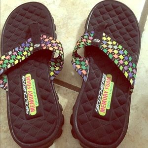 Flip flop memory foam Skechers