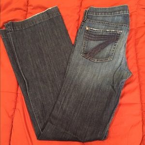 7 for All Mankind Dojo Flare Leg Jeans