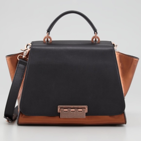 Zac Posen Z Spoke Brown Fullflap Satchel Bag