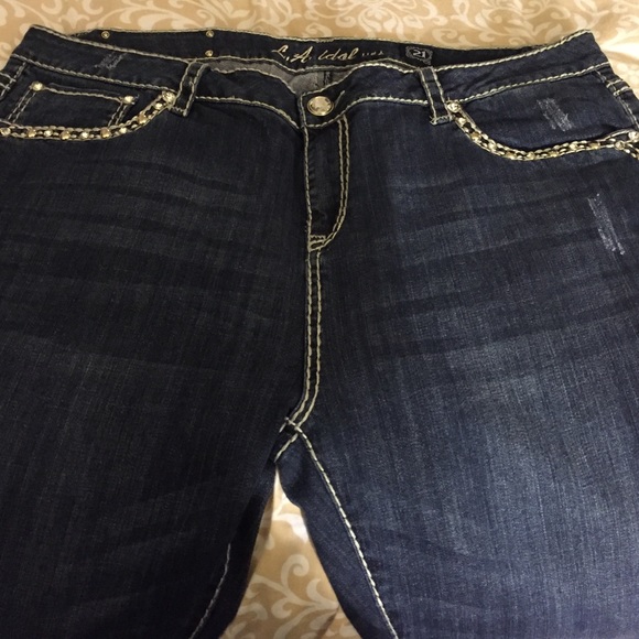 Plus size La idol with bling Size 21