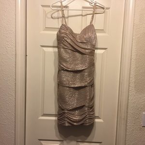 Bcbg max and cleo strapless dress