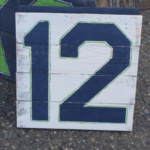 Handmade "12"  16x14 cedar sign