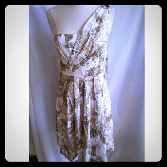 Nwt suzi chin one shoulder dress