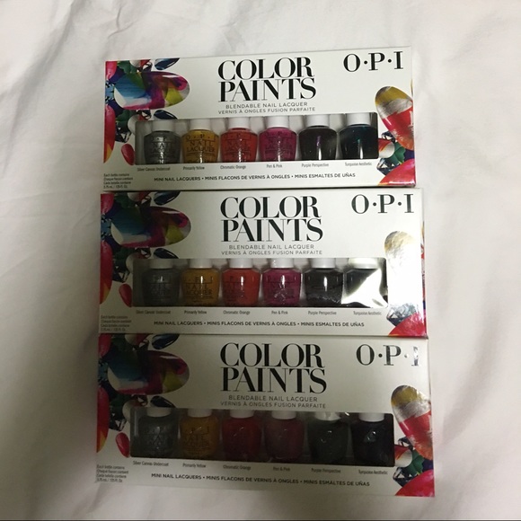 New set of opi mini nail polishes