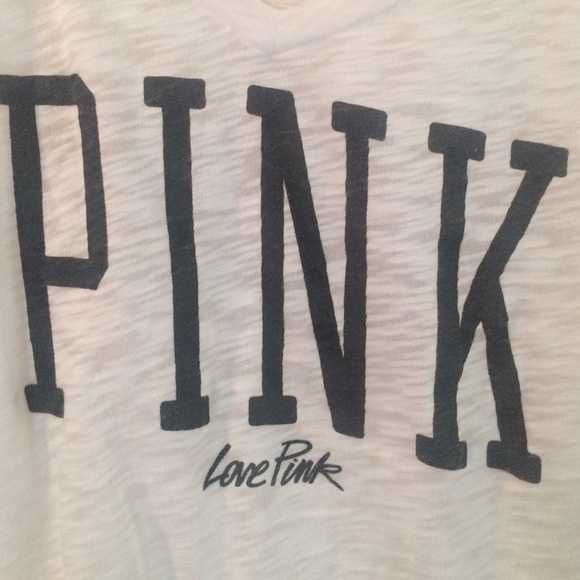 PINK long sleeve v-neck - Picture 3 of 3