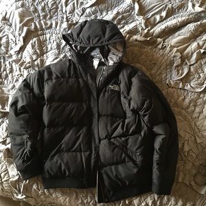 Black North Face coat