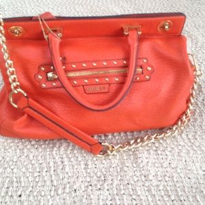 Orange Guess Purse