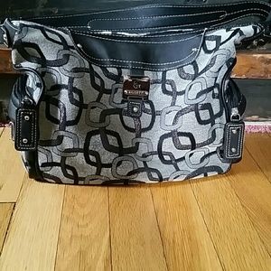 Black rosetti purse