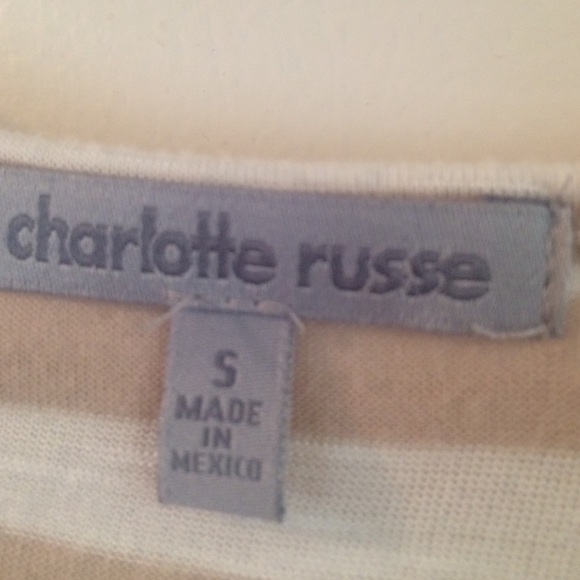 Charlotte Russe Stripped Top - Picture 3 of 3