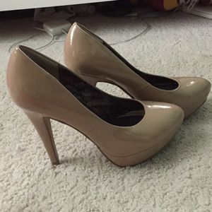 Manden Girl platform Nude Heels!