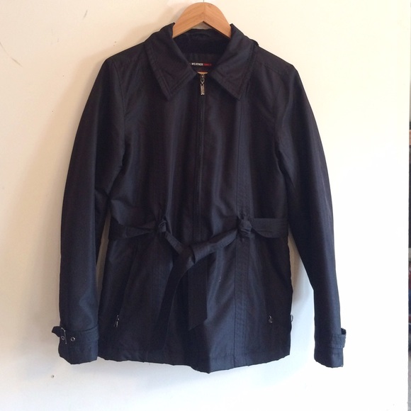 Weather Tamer Jackets & Blazers - Black Fall Coat