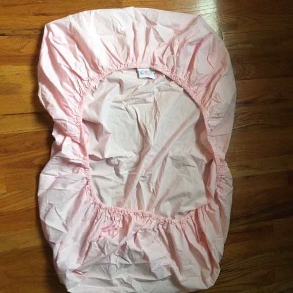 Pink Cocalo crib sheet