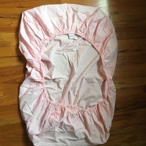 Pink Cocalo crib sheet