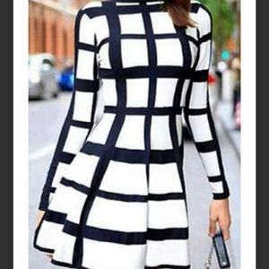 Classy plaid dress