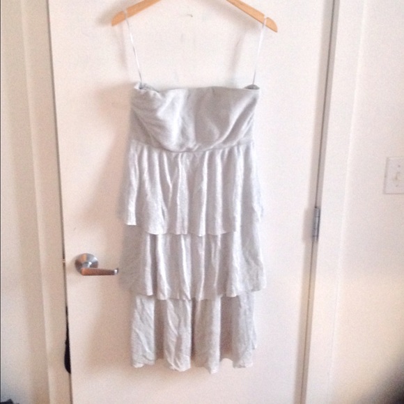 IISLI COLLECTION SILVER SHIMMER DRESS!