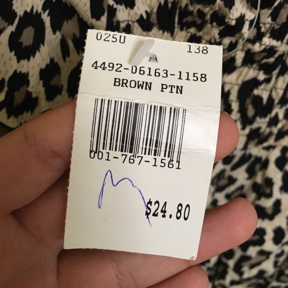 Leopard Print Strapless Skater Dress - Picture 3 of 3