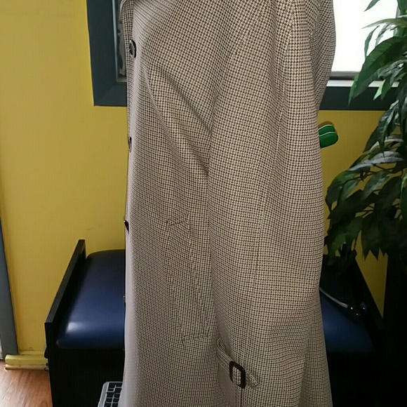 Tweed pattern trench - Picture 3 of 4