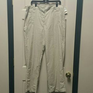 New Christopher & Banks size 16 linen/cotton pants