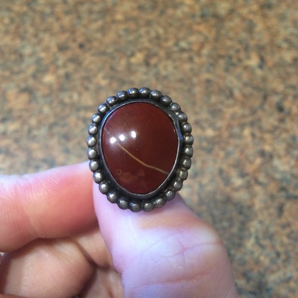 Handmade Vintage Agate Ring