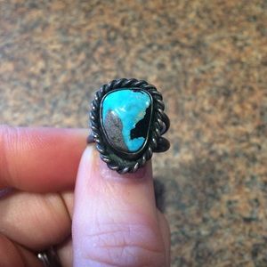 Vintage Handmade Turquoise Ring