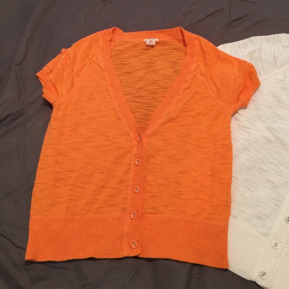 TWO short sleeve Mossimo light sweaters