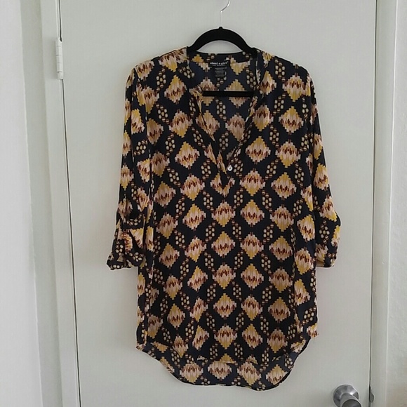 Patterned tunic