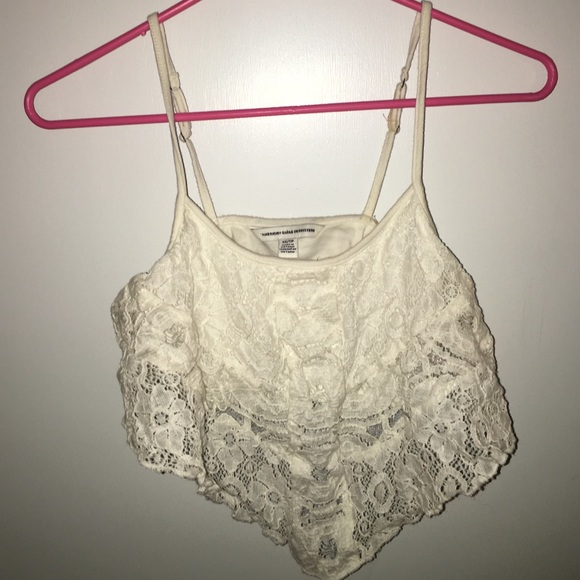American eagle lace crop top