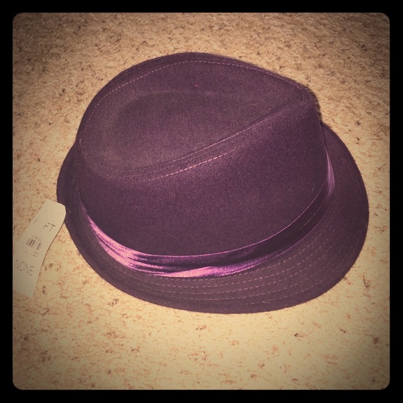 Classic Purple Wool Fedora
