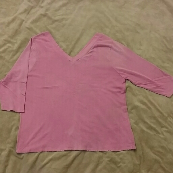 Torrid v-neck pink sweater - size 2