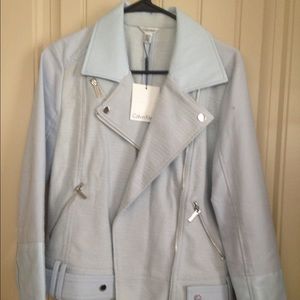 Beautiful light blue Calvin Klein jacket :)