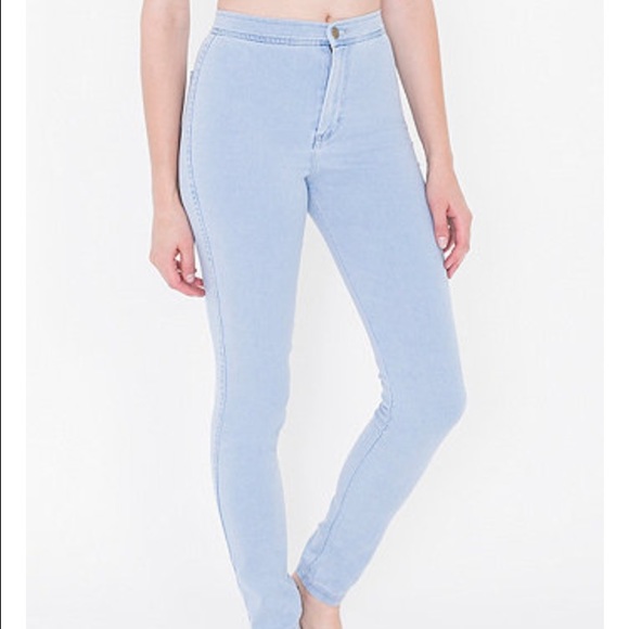 Light Wash American Apparel Easy Jeans