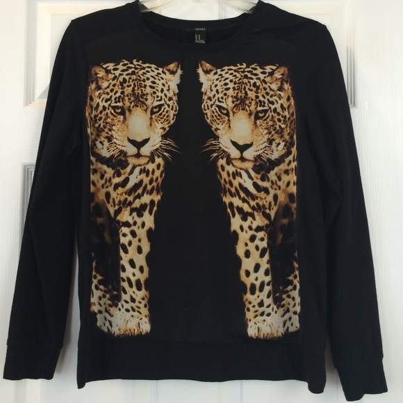 Forever 21 leopard sweater