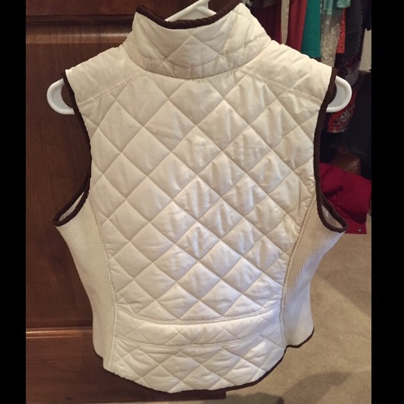Ralph Lauren Quilted Puff Vest - Cream - Picture 2 of 3