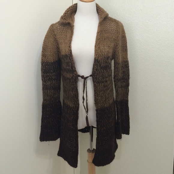 Free people brownish cardigan